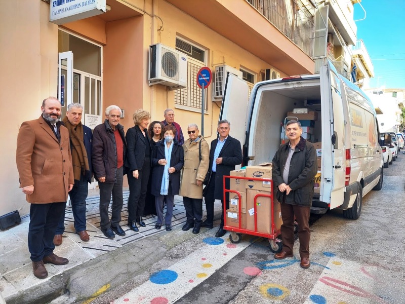 Ο Ροταριανός Όμιλος Πατρών ΚΩΣΤΗΣ ΠΑΛΑΜΑΣ στα ιδρύματα της πόλης