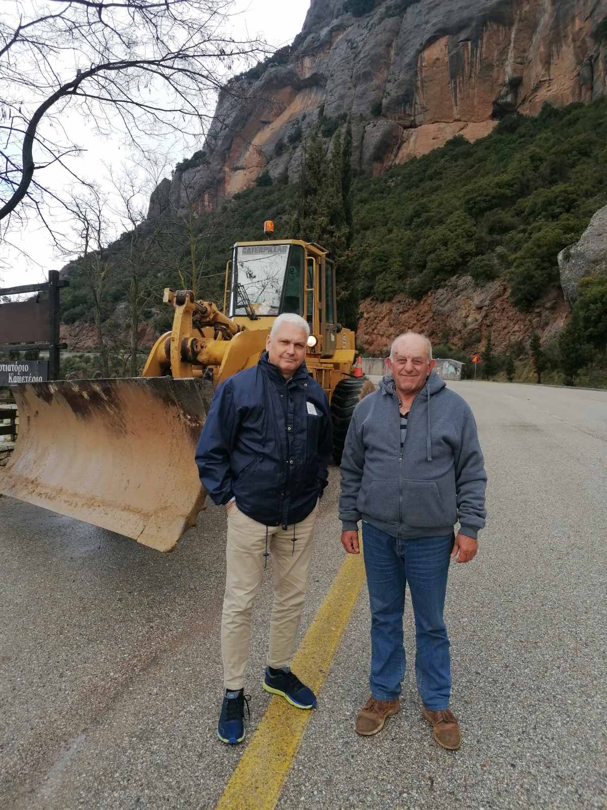 Άμεση κινητοποίηση Ζαΐμη στο πρόβλημα με τις κατολισθήσεις στην Πούντας - Καλαβρύτων