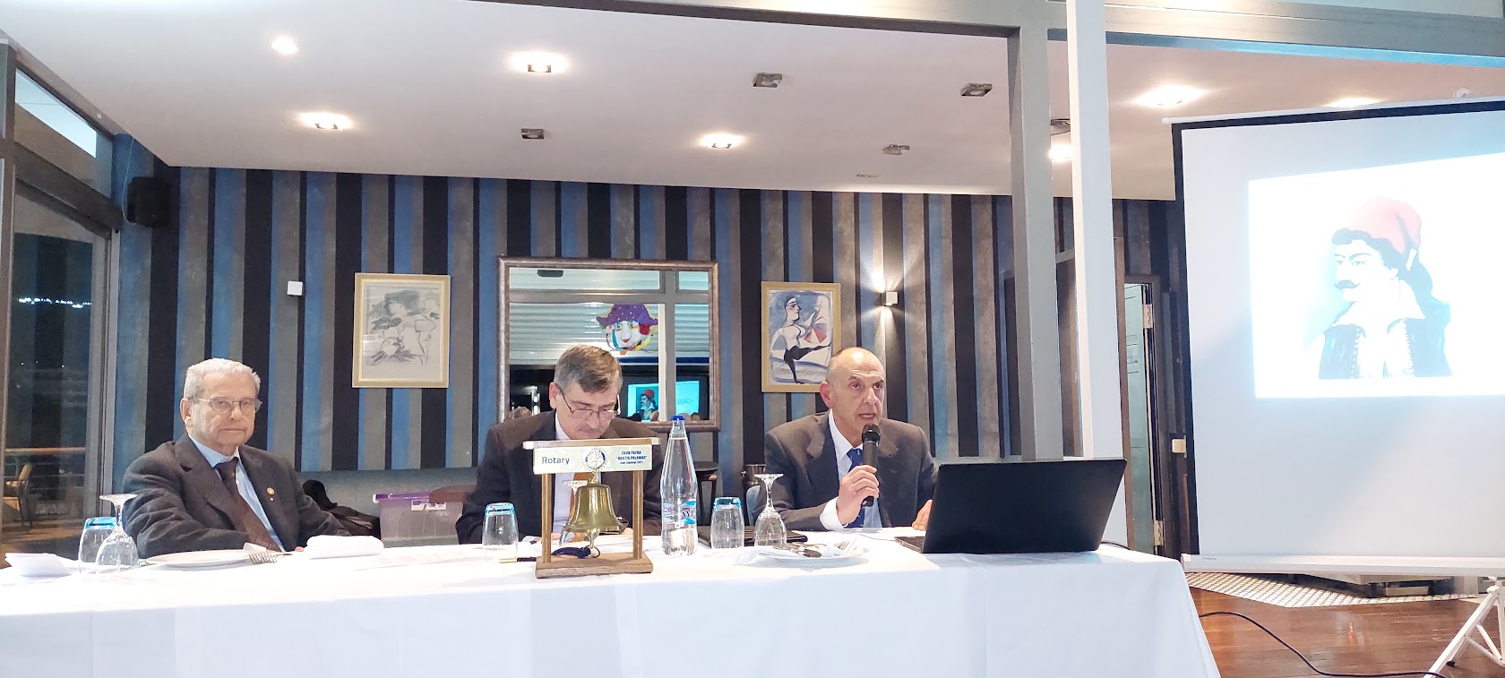 Ροταριανός Όμιλος «ΠΑΤΡΑ - ΚΩΣΤΗΣ ΠΑΛΑΜΑΣ»: Συνεστίαση για τον εορτασμό της επετείου της 25ης Μαρτίου 1821 (ΦΩΤΟ)