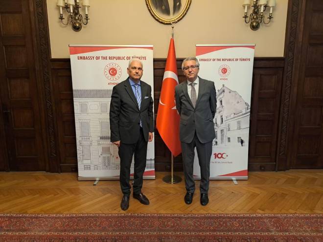 Συναντήσεις του Aντιπεριφερειάρχη Φωκίωνα Ζαΐμη με Πρέσβεις Βουλγαρίας, Ρουμανίας και Τουρκίας