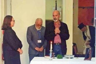 O Χ. Μπονάνος στον Αγιασμό του Δ.ΙΕΚ του Noσοκομείου Άγ. Ανδρέας