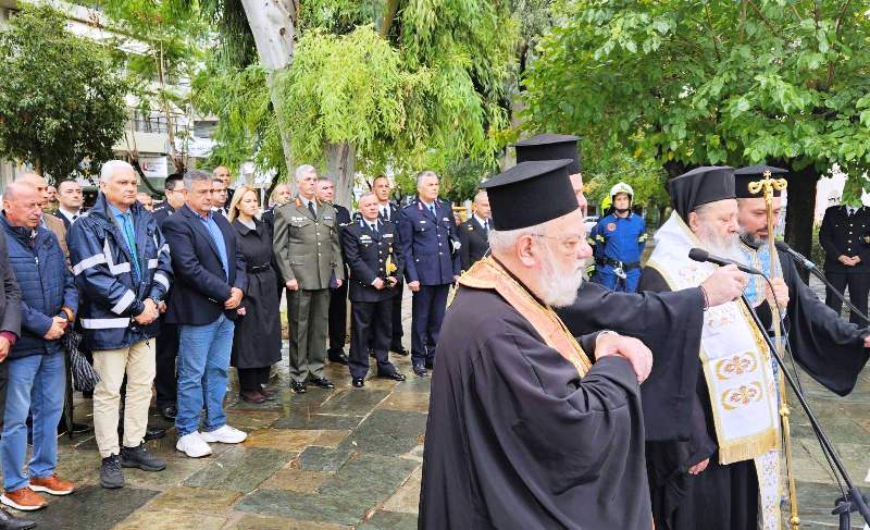 Ο Αντιπεριφερειάρχης Αχαΐας, Φ. Ζαΐμης τίμησε τη μνήμη των πεσόντων Πυροσβεστών