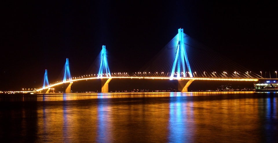 Γέφυρα Ρίου - Αντιρρίου: Εορταστική φωταγώγηση απόψε