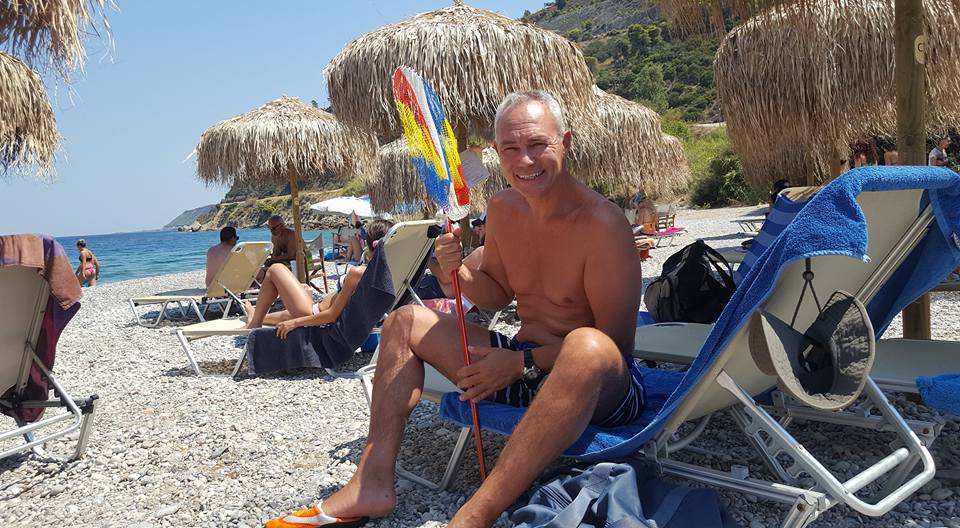 Για μπάνιο...εξοπλισμένος