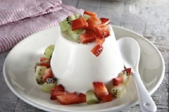 Πανακότα γιαούρτι με τσάι περγαμόντο