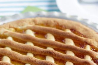 Πάστα φλόρα με φρέσκα βερίκοκα