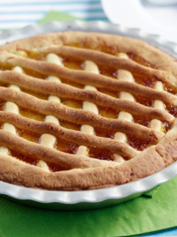 Πάστα φλόρα με φρέσκα βερίκοκα