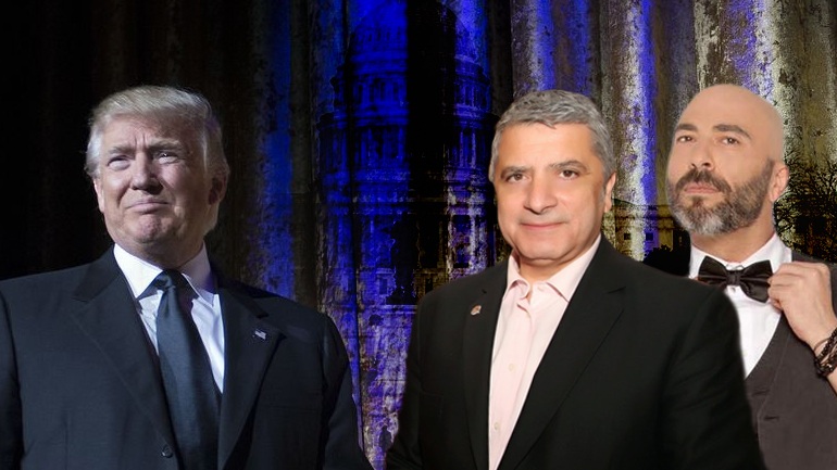 Γιώργος Πατούλης και Βαλάντης στην ορκωμοσία του Ντόναλντ Τραμπ