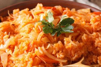 Λαχανόρυζο με καρότα