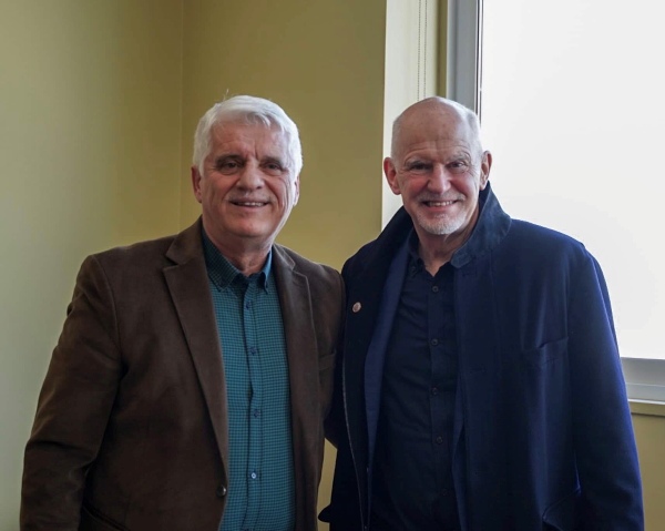 Ο Γιώργος Παπανδρέου συναντήθηκε με τον Σπύρο Μυλωνά