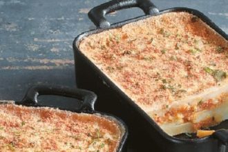 Μουσακάς νηστίσιμος με πατάτες