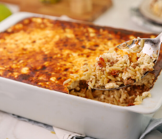 Γιουβέτσι με κιμά ογκρατέν