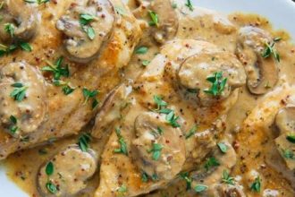 Κοτόπουλο με δύο μουστάρδες