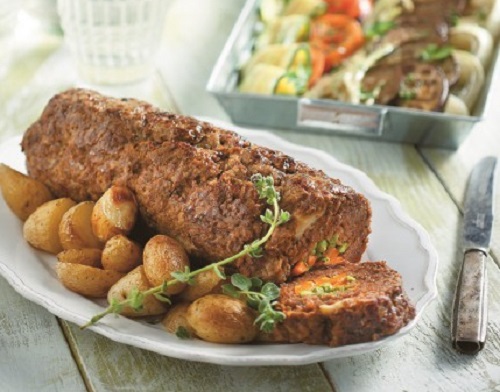 Κιμαδένιο ρολό με αρακά και καρότα