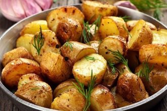 Πατάτες στο φούρνο με πορτοκάλι