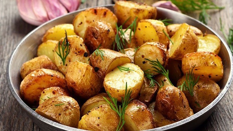 Πατάτες στο φούρνο με πορτοκάλι
