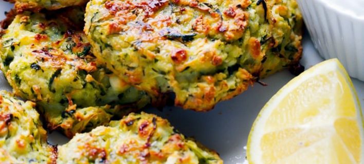 Κεφτέδες κολοκύθι με φέτα