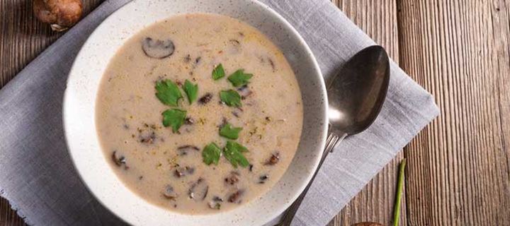 Μανιταρόσουπα με κάστανα