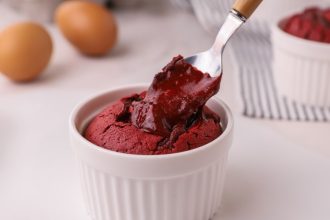 Red velvet σουφλέ