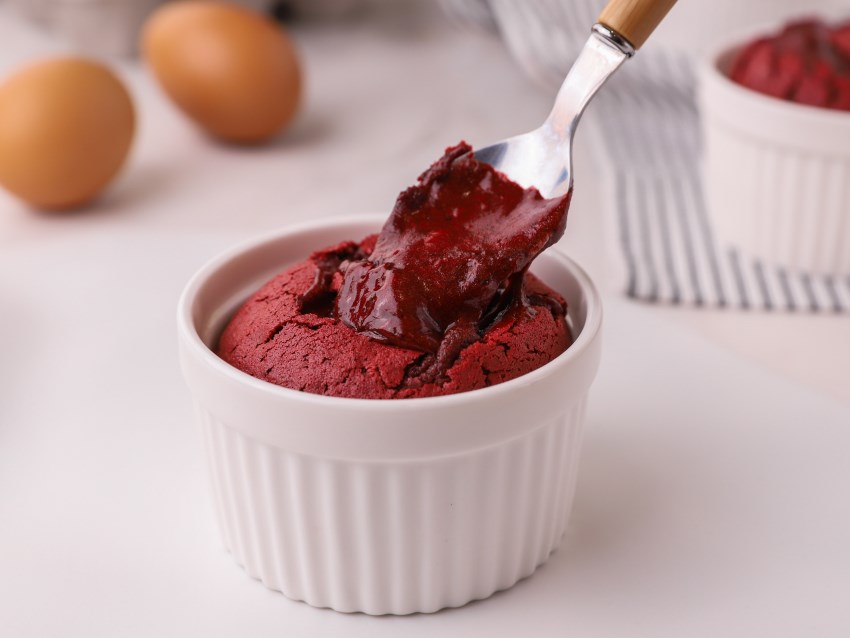 Red velvet σουφλέ