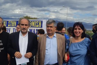 Η παράταξη Κατσιφάρα στην κινητοποίηση του Αιγίου