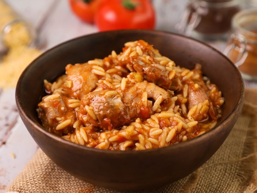 Γιουβέτσι με κοτόπουλο