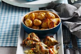 Αρνάκι στο φούρνο με κρούστα από γιαούρτι