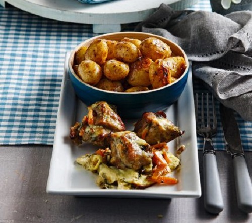 Αρνάκι στο φούρνο με κρούστα από γιαούρτι