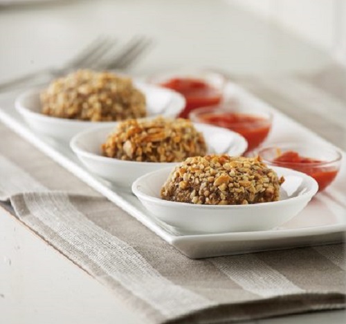 Μπιφτέκια με αράπικα φιστίκια