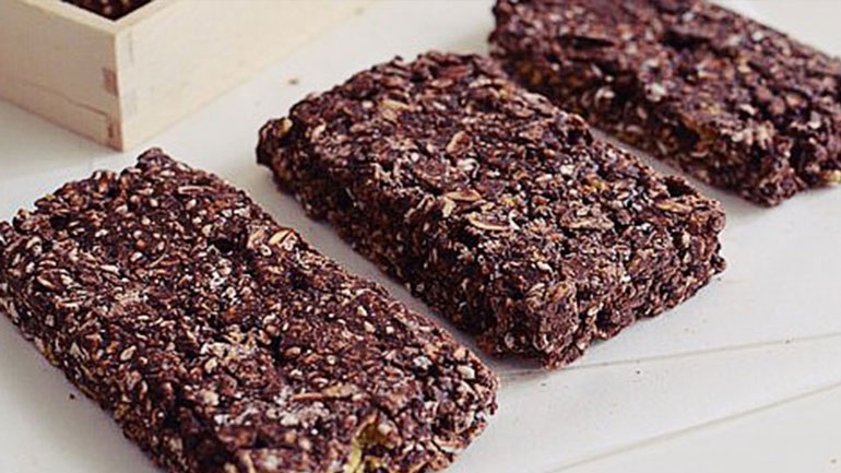 Μπάρες σοκολάτας με κουάκερ