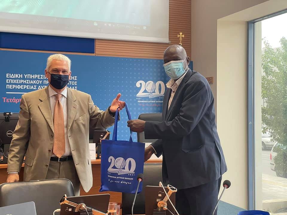 Ο Φωκίων Ζαΐμης παρουσίασε σε Κενυάτες τα πλεονεκτήματα της περιφέρειας Δυτ. Ελλάδας