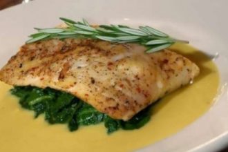 Γαλέος με σπανάκι