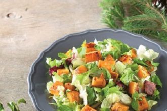 Σαλάτα με κολοκύθα και δυόσμο