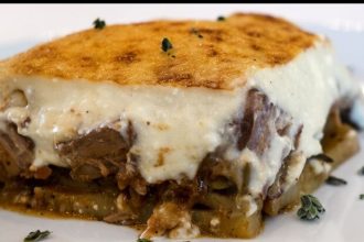 Μουσακάς με μοσχάρι ραγού, από τον Γιώργο Τσούλη