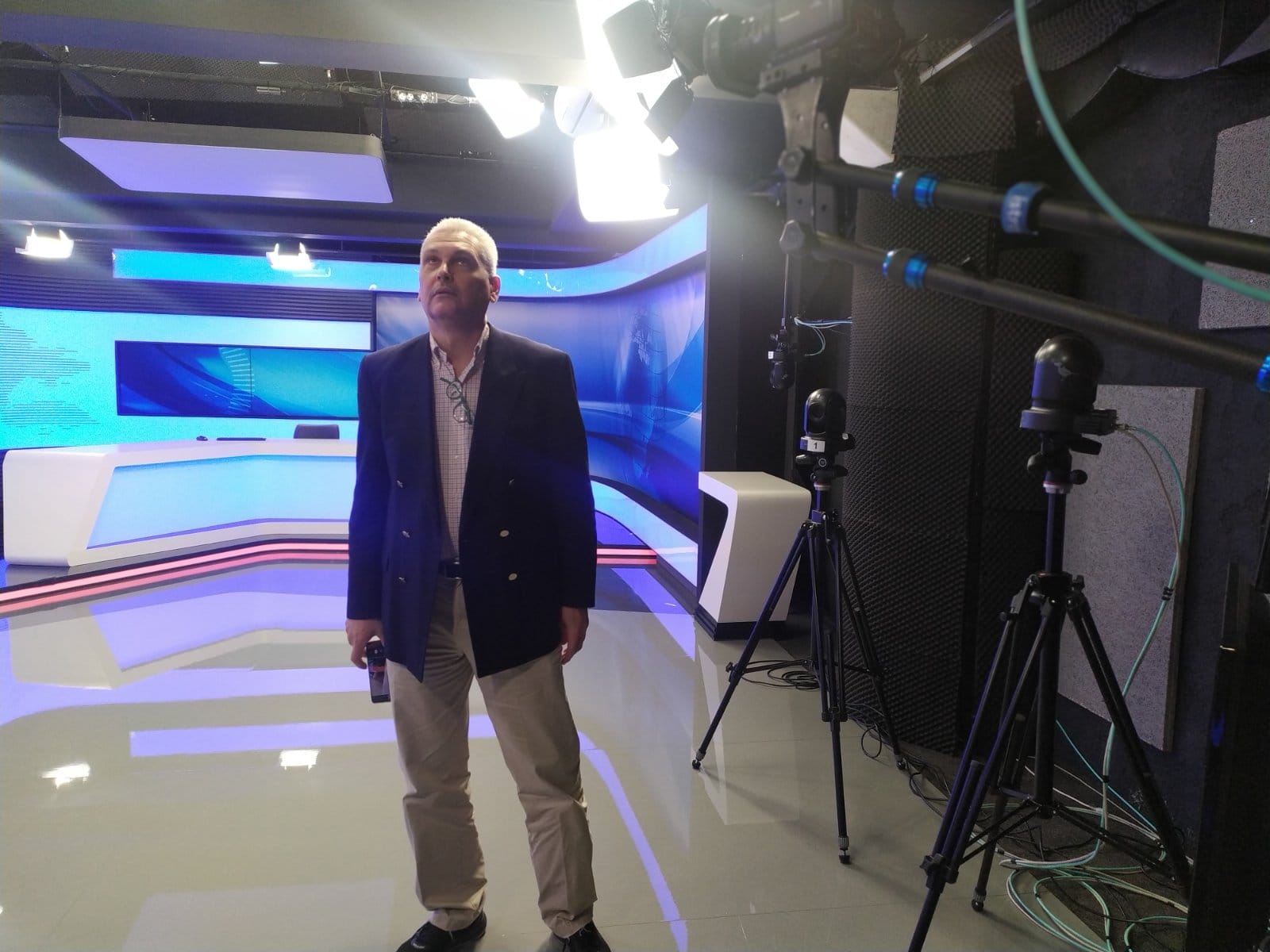 Ο Φωκίων Ζαΐμης στο νέο στούντιο του ΙΟΝΙΑΝ