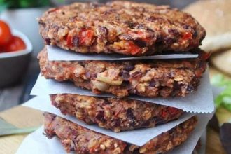 Μπιφτέκια vegan από φασόλια