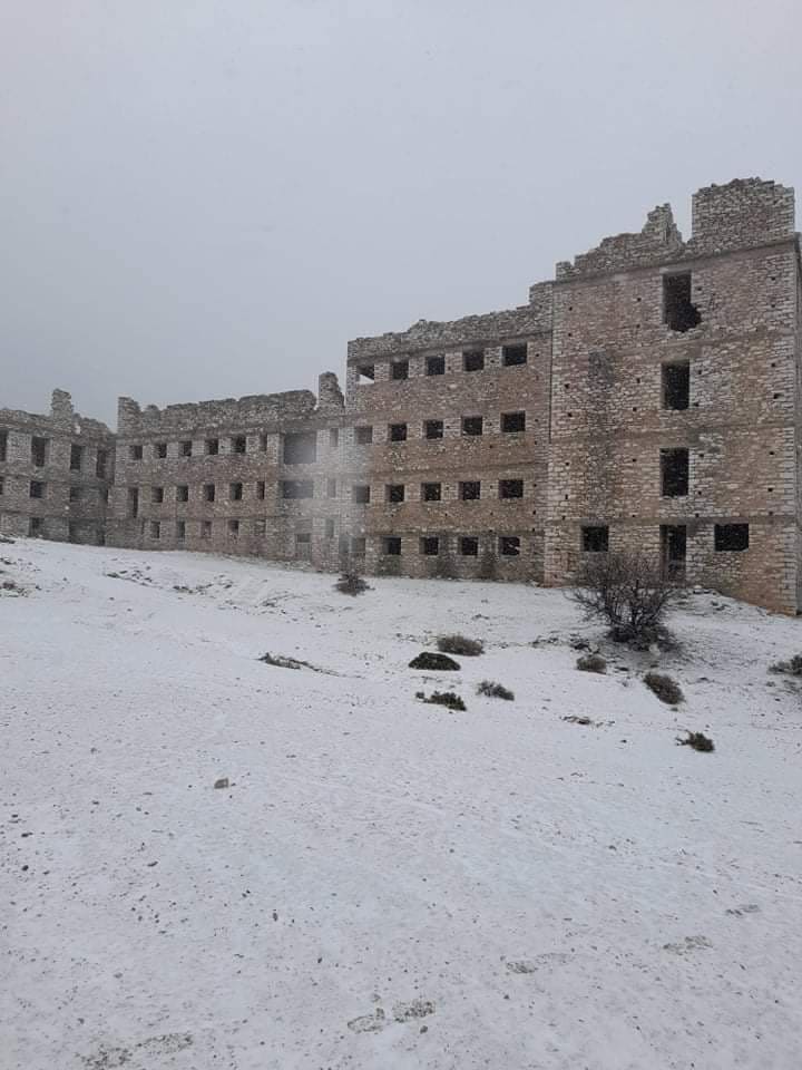 Πάτρα: Πυκνό χιόνι στην περιοχή Ρωμανού ΦΩΤΟ