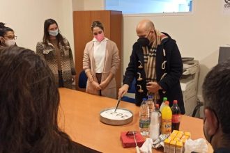 Ο Χαράλαμπος Μπονάνος στην πίτα των ιχνηλατών