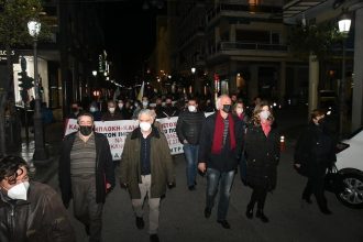 Στην αντιπολεμική κινητοποίηση η Αντιδήμαρχος Υγείας Βίβιαν Σαμούρη