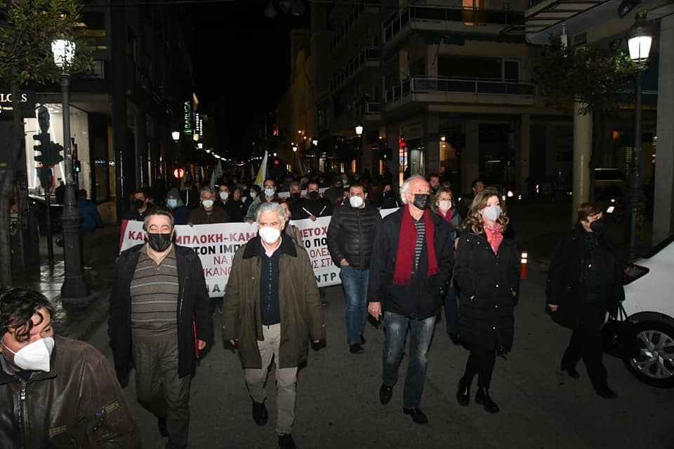 Στην αντιπολεμική κινητοποίηση η Αντιδήμαρχος Υγείας Βίβιαν Σαμούρη