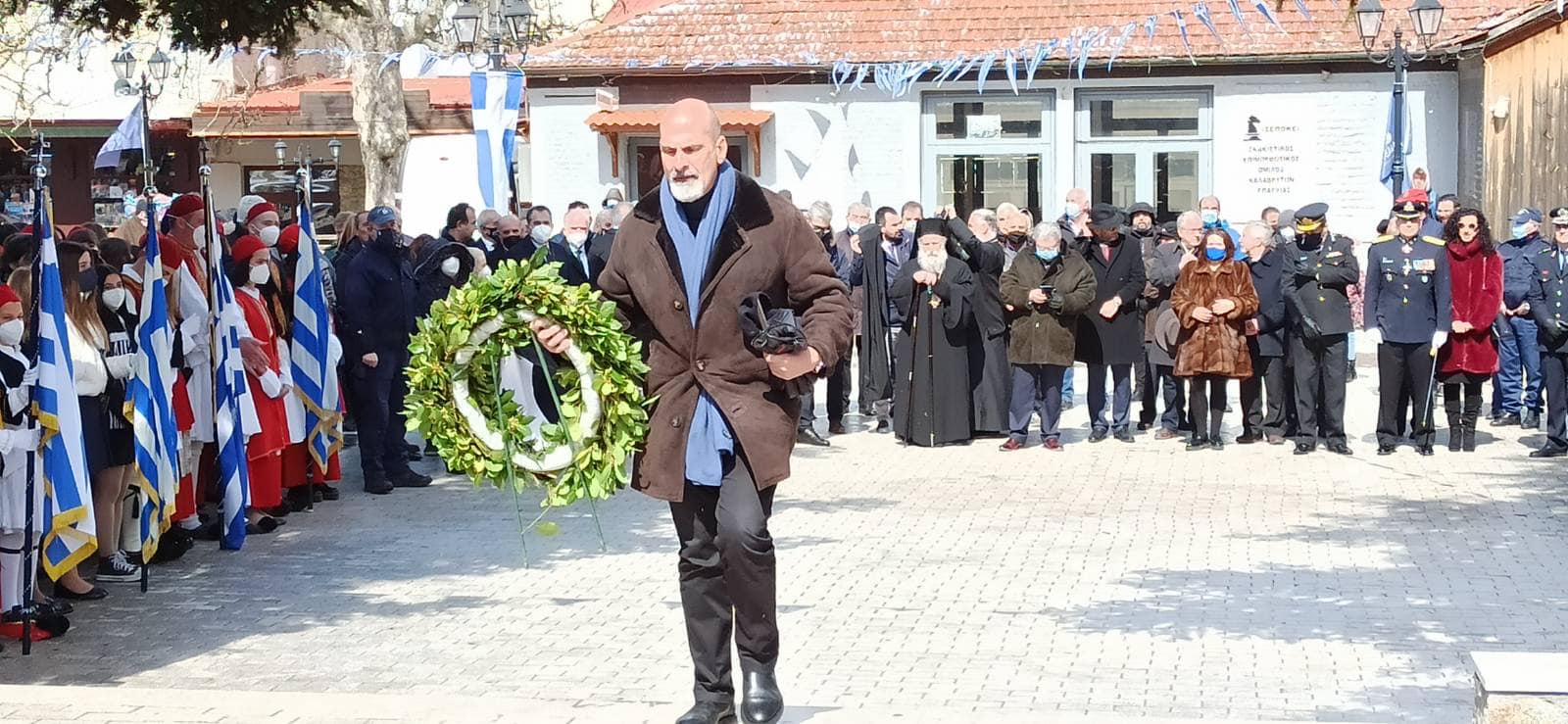 Ο Χαράλαμπος Μπονάνος στις εκδηλώσεις για την απελευθέρωση των Καλαβρύτων