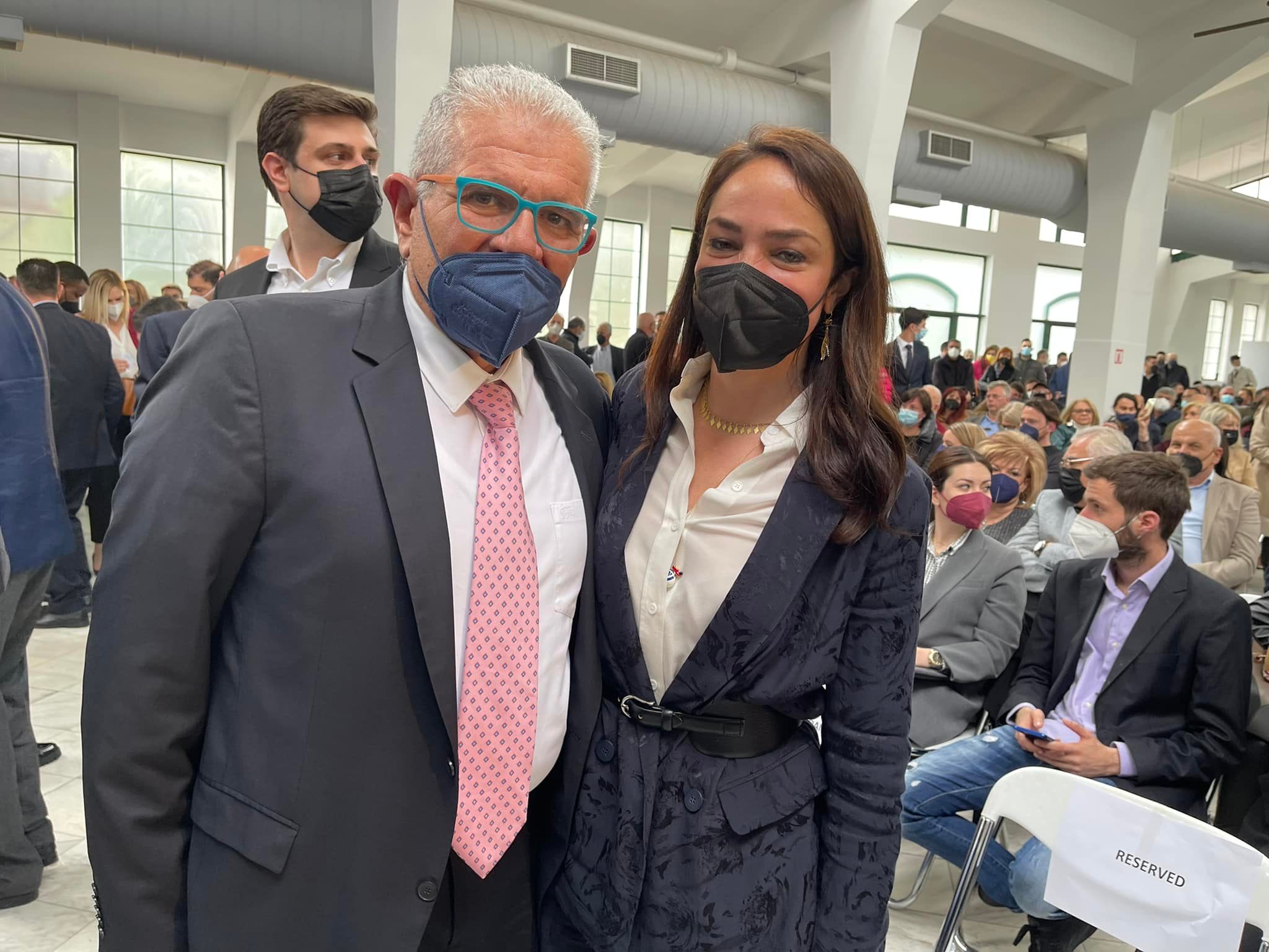 Συνάντηση Σταθακόπουλου με την Υφυπουργό Εργασίας Δόμνα Μιχαηλίδου