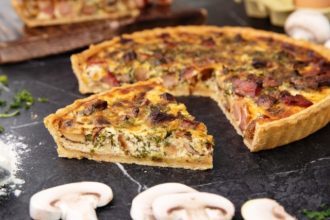 Τάρτα με γεύση καρμπονάρα