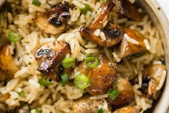 Ρύζι με μανιτάρια για ατελείωτη απόλαυση