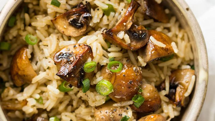 Ρύζι με μανιτάρια για ατελείωτη απόλαυση