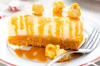 Cheesecake με salted caramel!