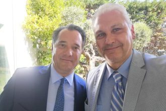 Με τον Άδωνι Γεωργιάδη συναντήθηκε ο Φωκίων Ζαΐμης