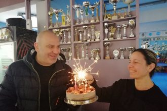 Τούρτα και κεράκια στο "Πατραϊκό Γυμναστήριο" για την Βασιλική Μητροπούλου