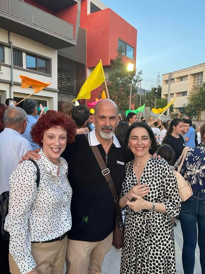 Ο Χαράλαμπος Μπονάνος μαζί με τους Μαχητές