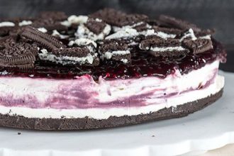 Cheesecake με μπισκότα oreo